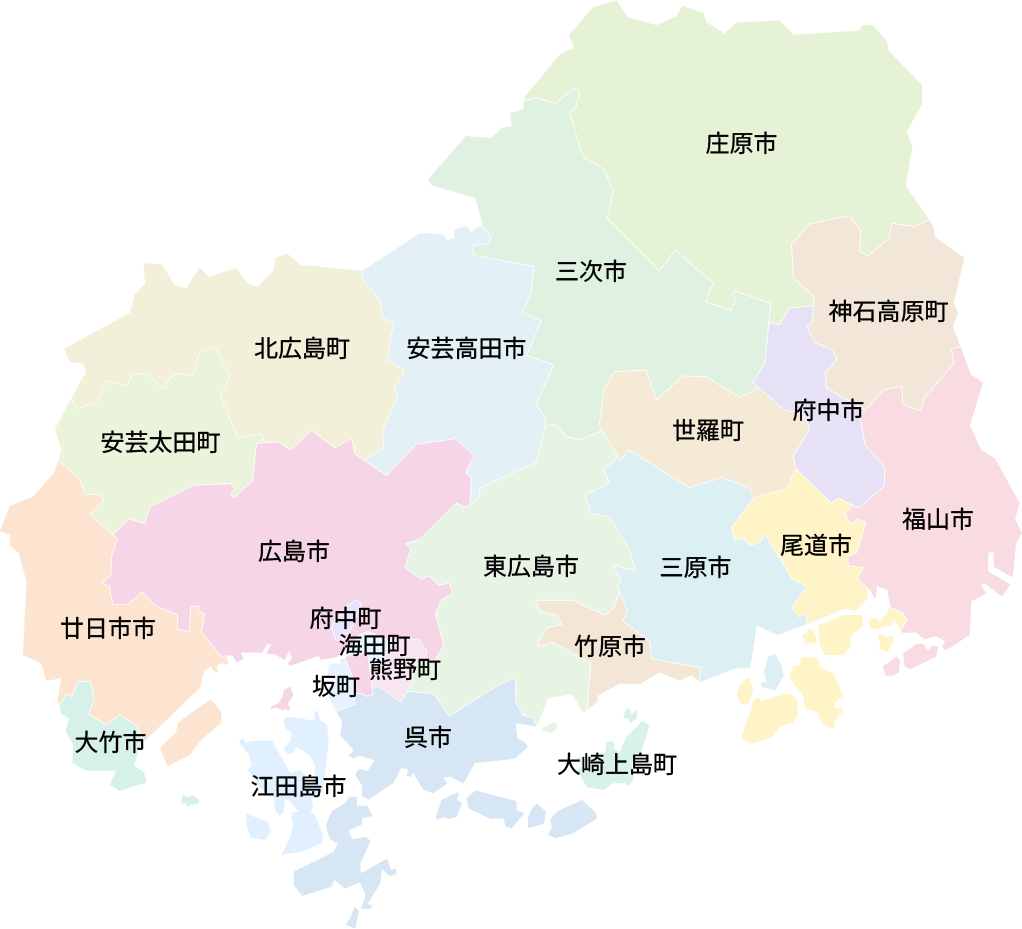 広島県地図